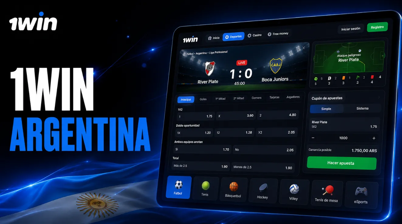 1Win Apuestas Deportivas Argentina con App y Live Betting