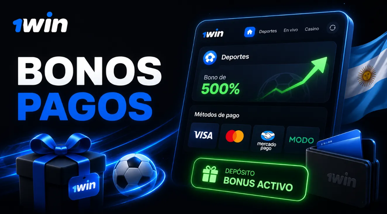 Bonos y pagos para apuestas en 1win