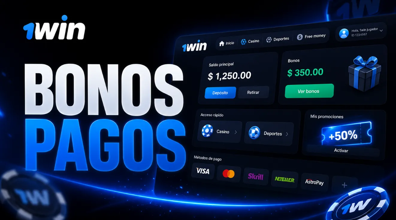 Casino, bonos y pagos después de 1win casino login