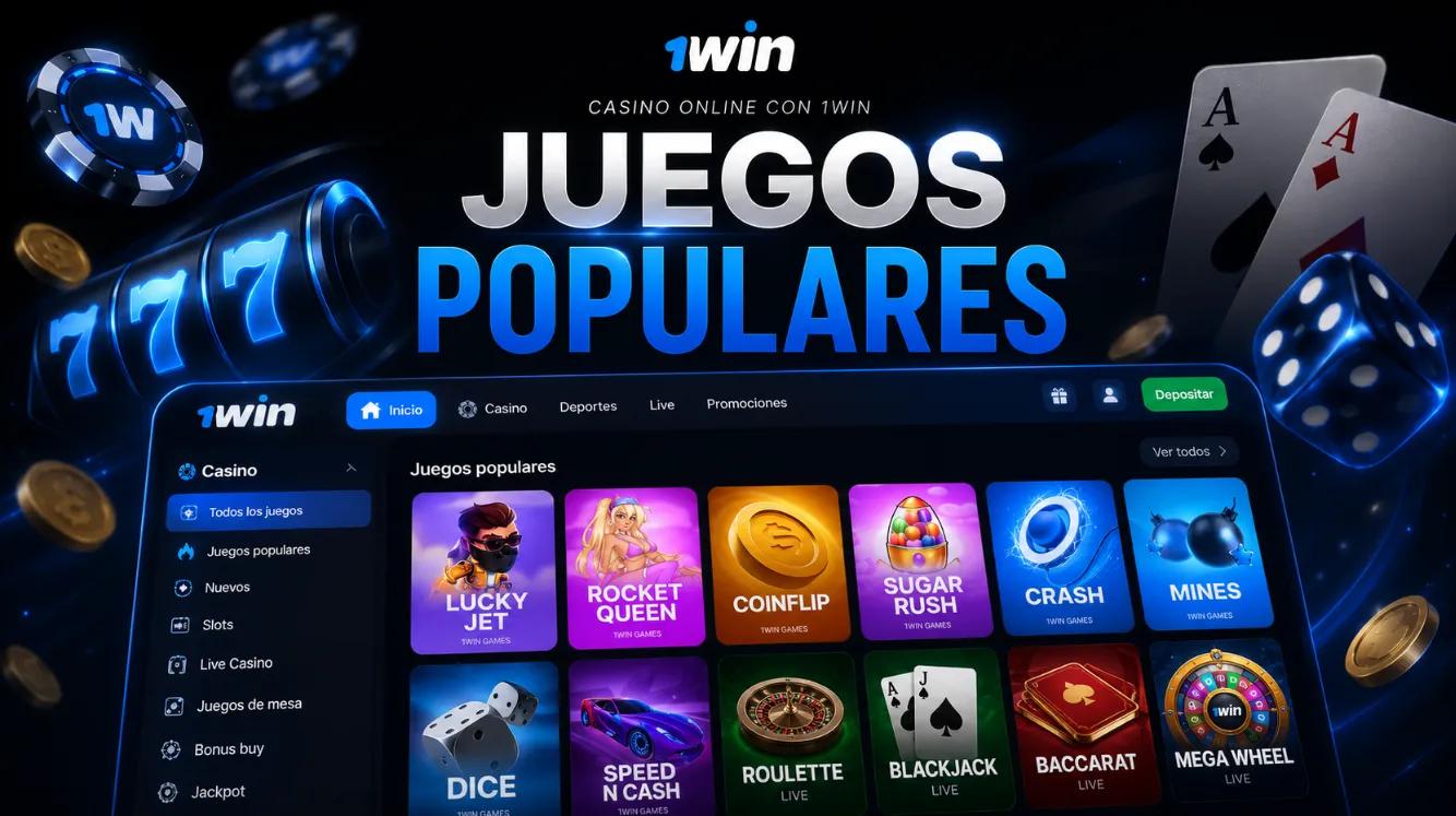 Casino online con 1win juegos populares
